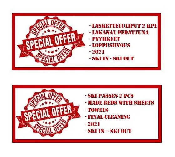 Rukahillchalet2 In - Out - Skipass X2 * 루카